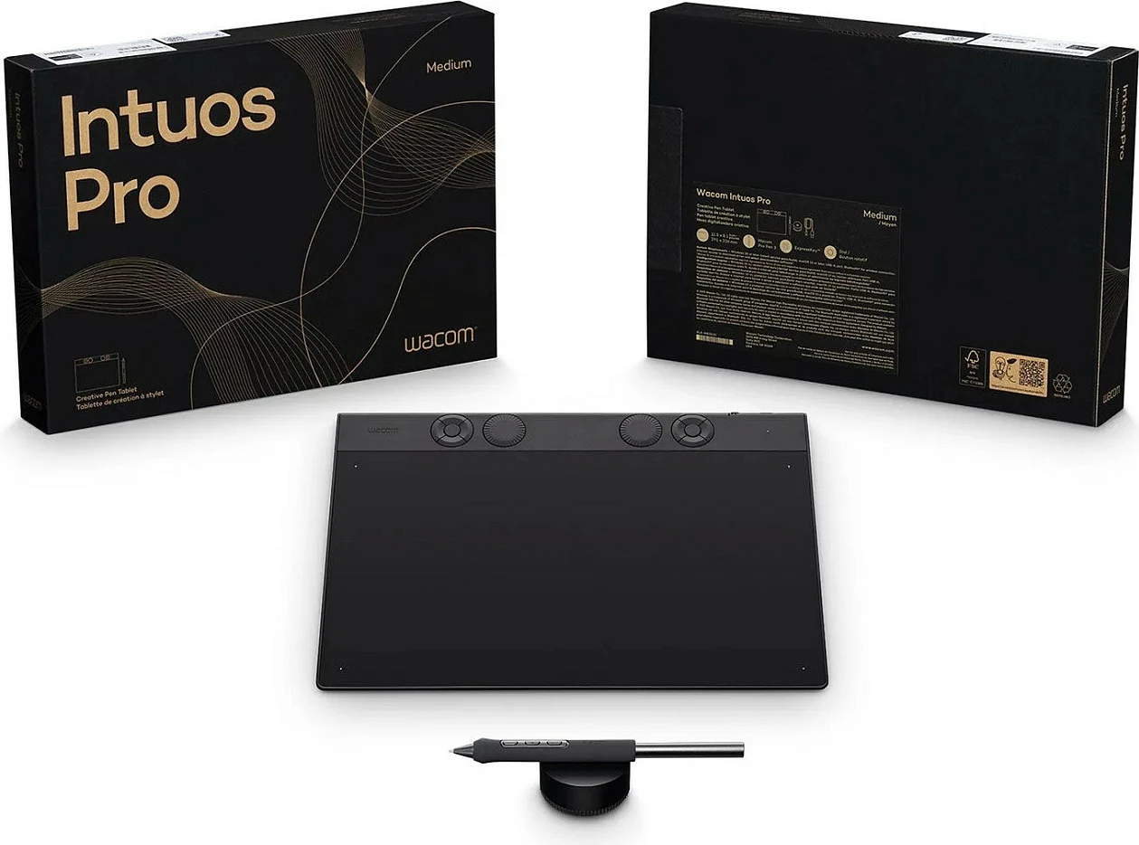Tablet grafik Wacom Intuos Pro Medium, i zi