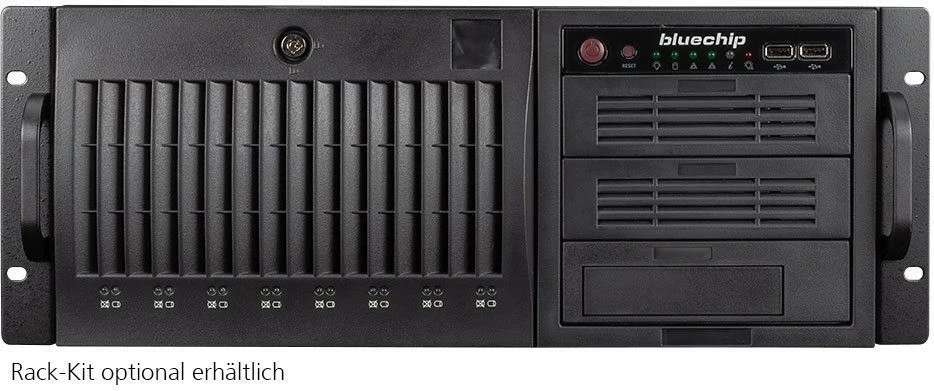 Server bluechip SERVERline T30341s, AMD EPYC 4124P, 32GB RAM, 2x480GB SSD, kasë e zezë