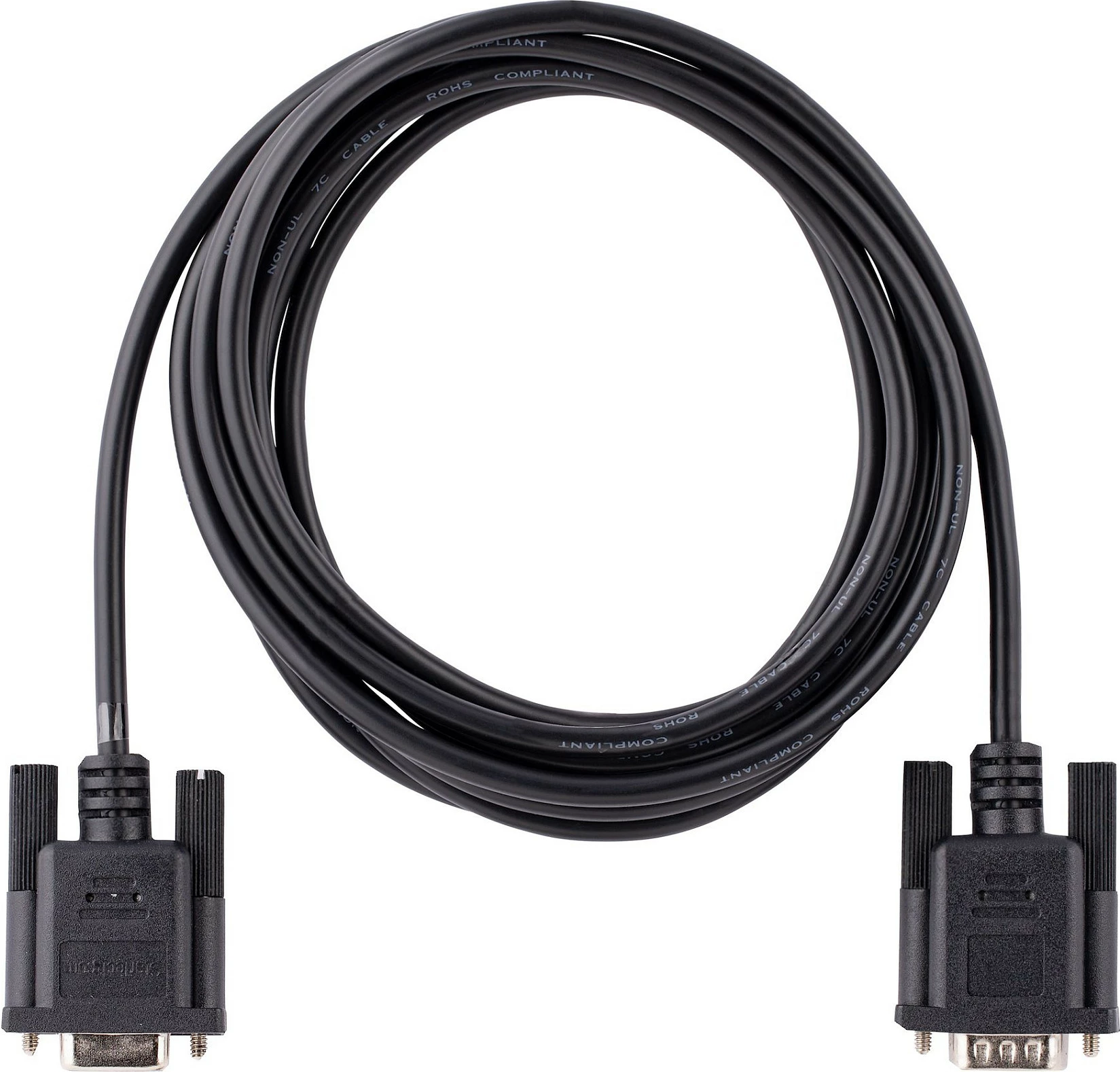 Kabllo seriale StarTech DB9 RS232 Null Modem, 3m, mashkull-në-femër, e zezë