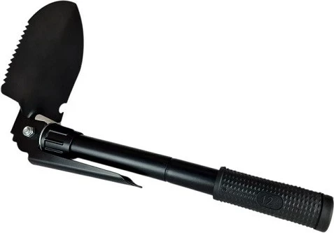 Lopatë taktike multifunksionale AZYMUT Trapper H-C271008, çelik inox, e zezë, +paketë