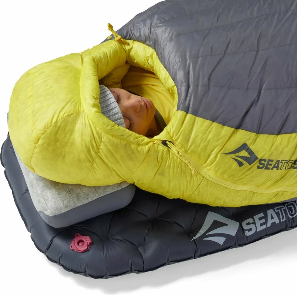 Thes gjumi Sea To Summit ASL041071-331703, Mummy, Gri, Verdhë