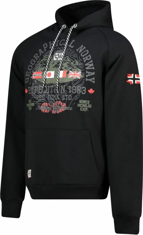 Duks për meshkuj Geographical Norway, i zi [Madhësia: XL]