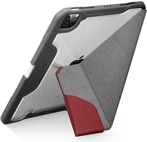 Mbështjellës UNIQ Trexa për iPad Pro 11" 2021/2020, me kapak magnetik dhe mbajtëse, Kuq