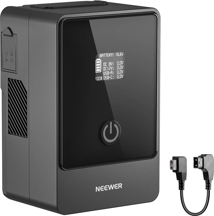 Bateri V-Mount Neewer PS099E 6800 mAh 14.54 V 99 Wh, e zezë, 1 copë