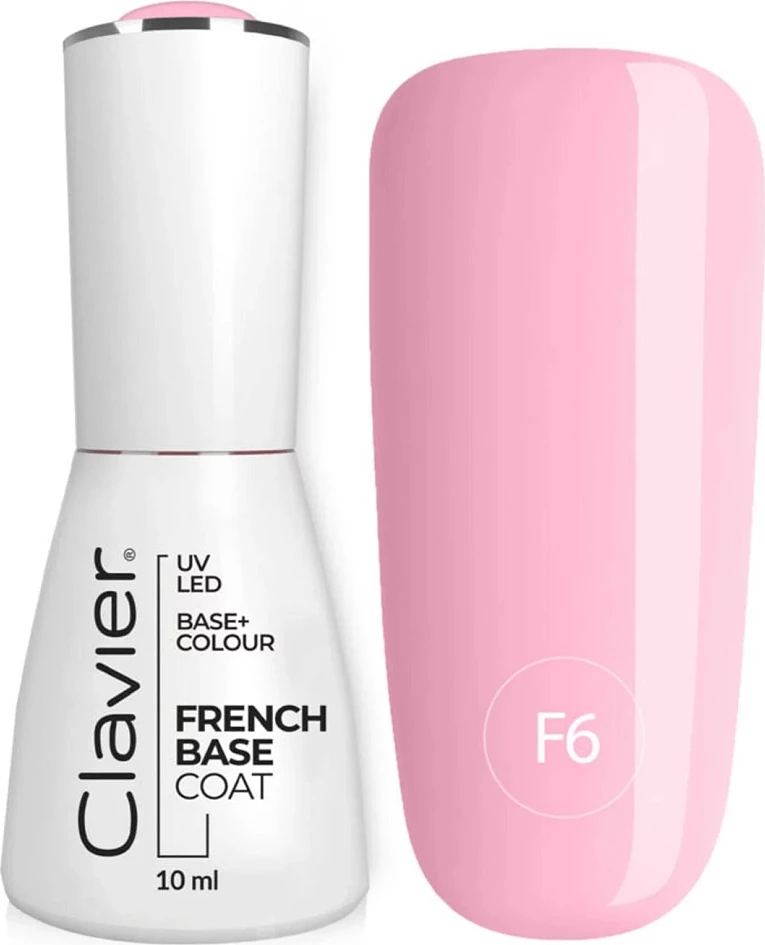 Bazë hibride ngjyrë për thonj Clavier Luxury French Base F6 Marshmallow 10ml