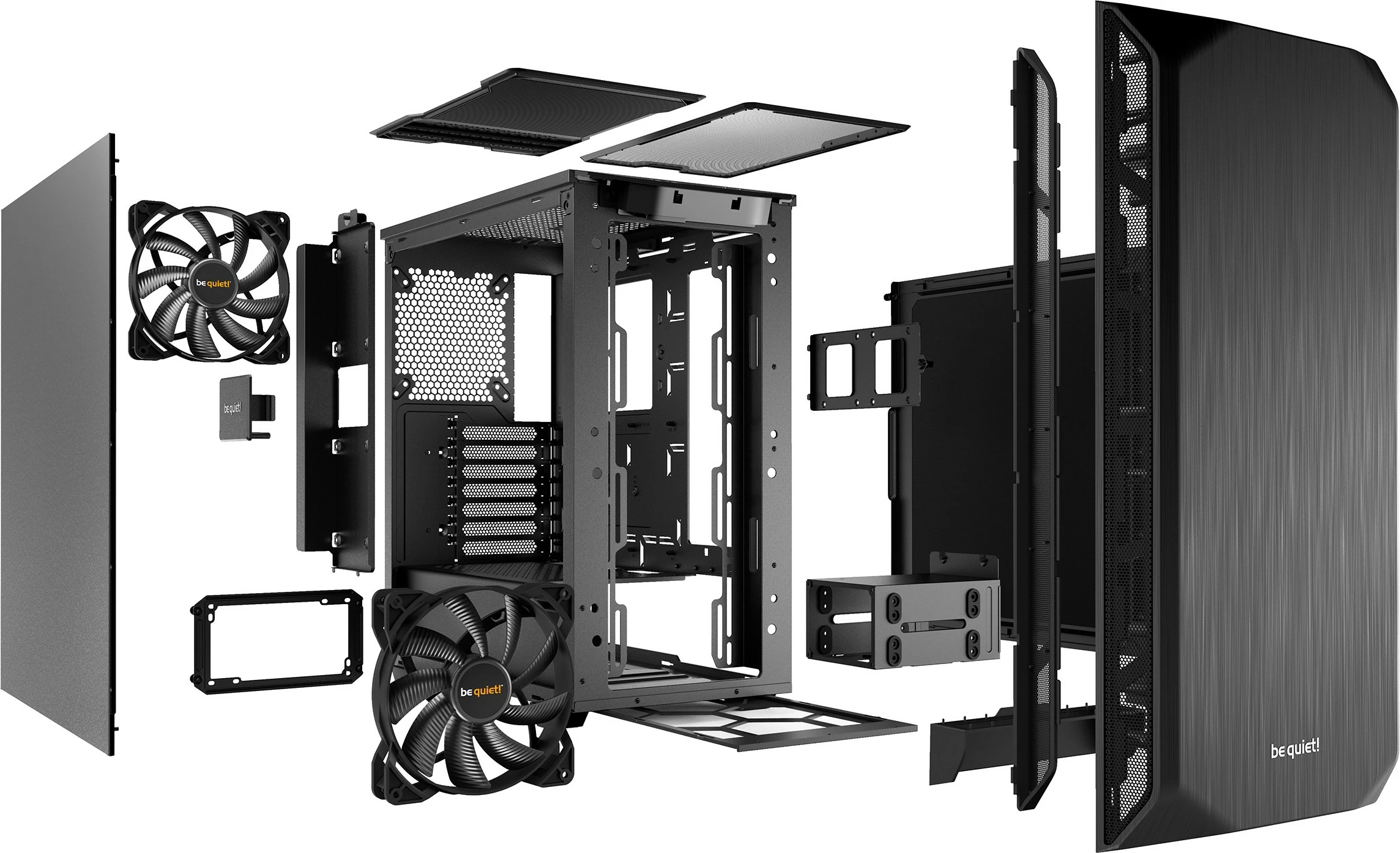 Kasë Be Quiet! Pure Base 500 Black, Midi Tower, PC, ATX, Mini-ATX, Mini-ITX, e zezë