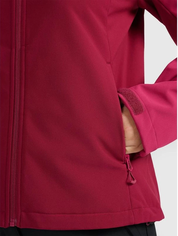 Jakne softshell për femra 4F, e kuqe [Madhësia: S]