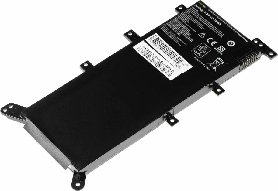 Bateri laptopi Green Cell AS70 4000 mAh 7.6V Li-Poly, e zezë