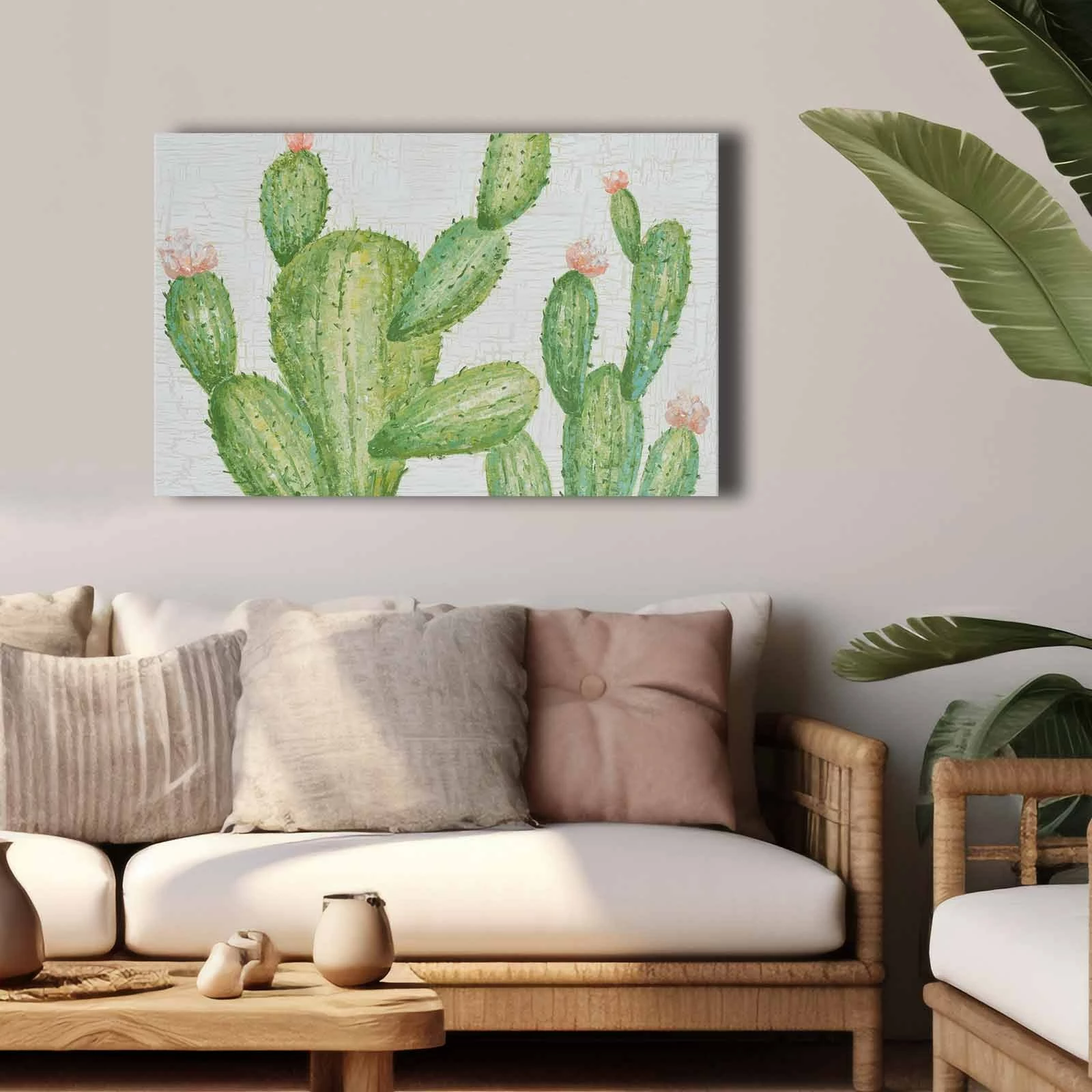 Pikturë dekorative në kanavacë, shumëngjyrëshe, 45x70cm, Wallity 4570softc-009
