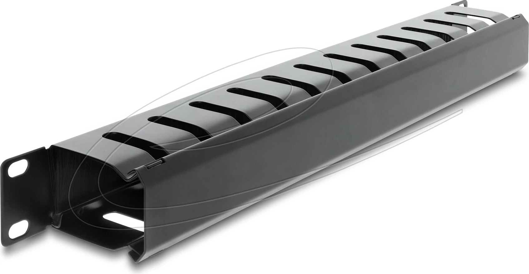 Panel menaxhimi kabllove DeLOCK 67628, 1U, 19", nylon, i zi