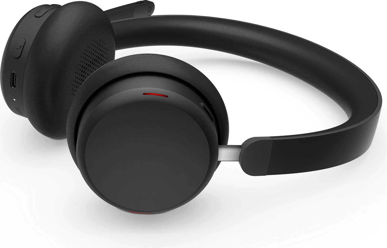 Kufje Lenovo 6550, Wireless Dual-Mode, ANC, Teams, USB-A, të zeza