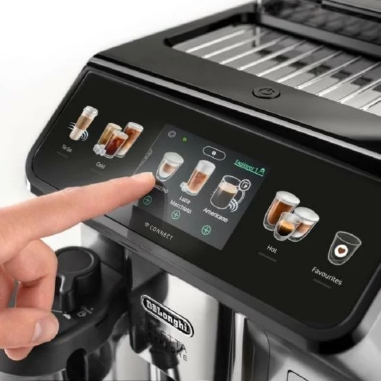 Aparat kafeje automatik DeLonghi Eletta Explore ECAM450.65.S 1450W 19 bar 1.8L, argjendtë
