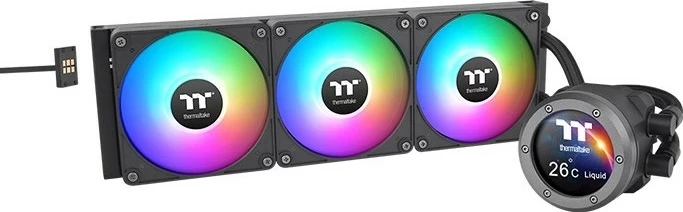 Ftohës uji All-in-One Thermaltake TH360 V2 Ultra EX ARGB, 360mm, me ekran