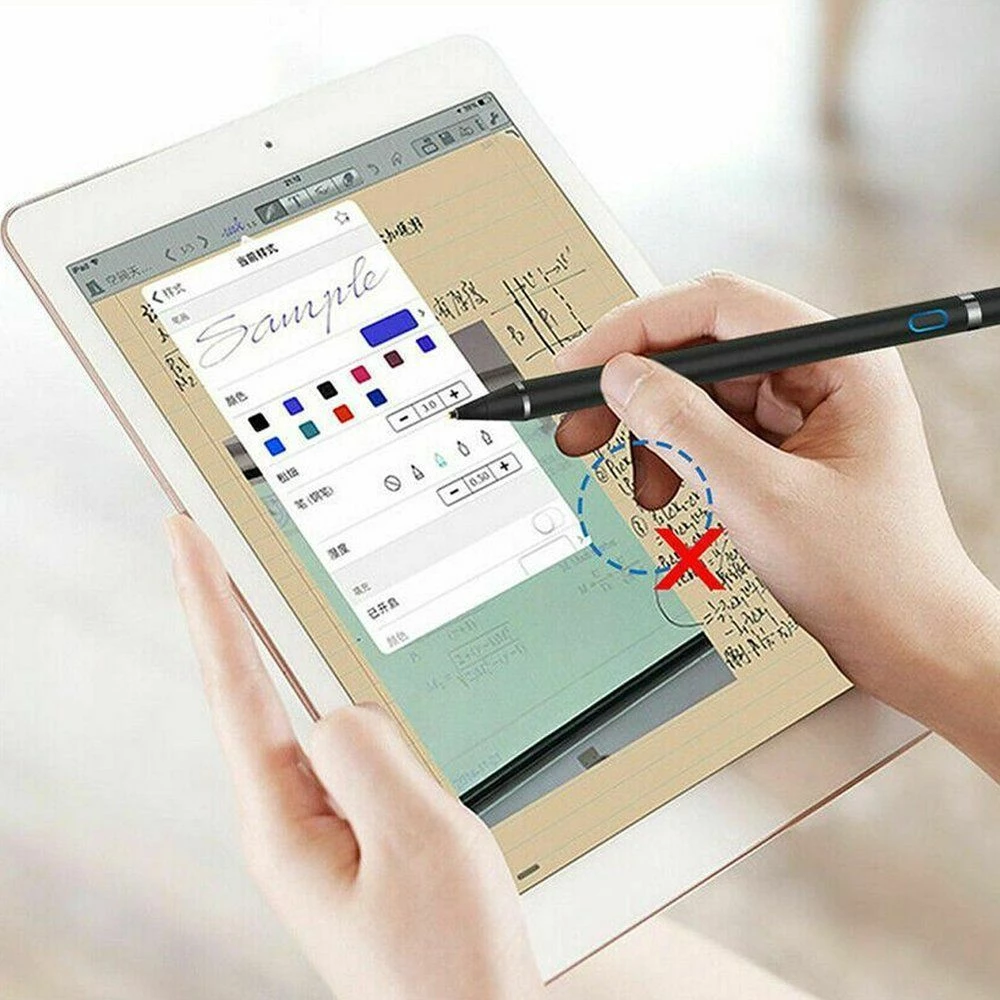 Stilus aktiv Strado ASP01, 4096 nivele presioni, rikarikueshëm Micro-USB, i bardhë