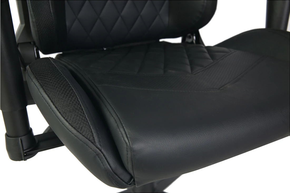 Karrige gaming Deltaco Gaming GAM-080, RGB, PU lëkurë artificiale, 120 kg, e zezë