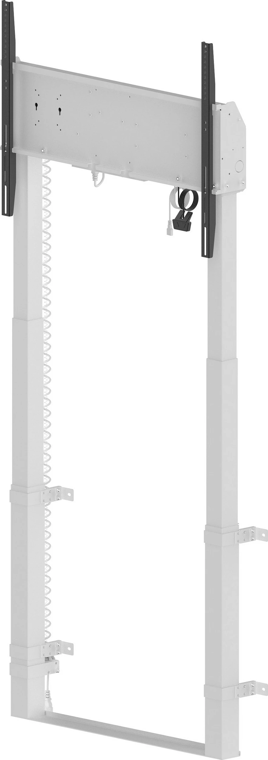 Mbajtëse dyshemeje elektrike për ekran iiyama Pylon, VESA 800x600, deri 120kg, 55-98", e bardhë