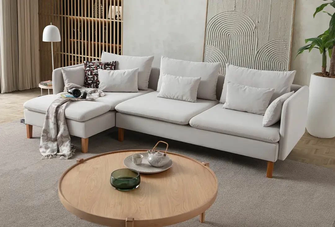 Këndare Flexy Relax, kadife krem, Atelier del Sofa