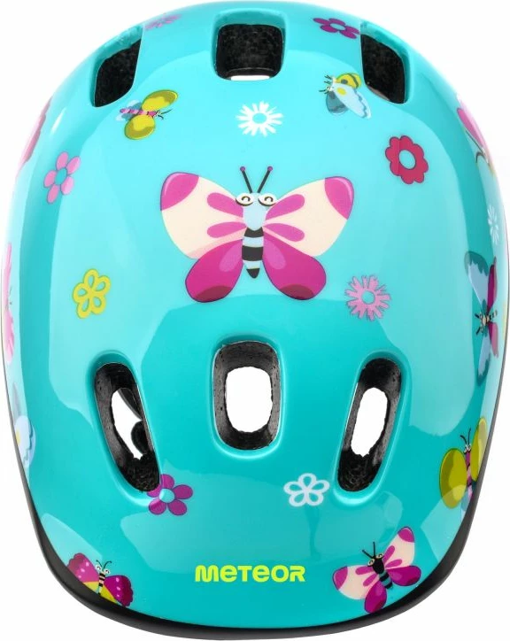 Helmetë biçiklete për fëmijë Meteor, butterflies [Madhësia: Standarde]