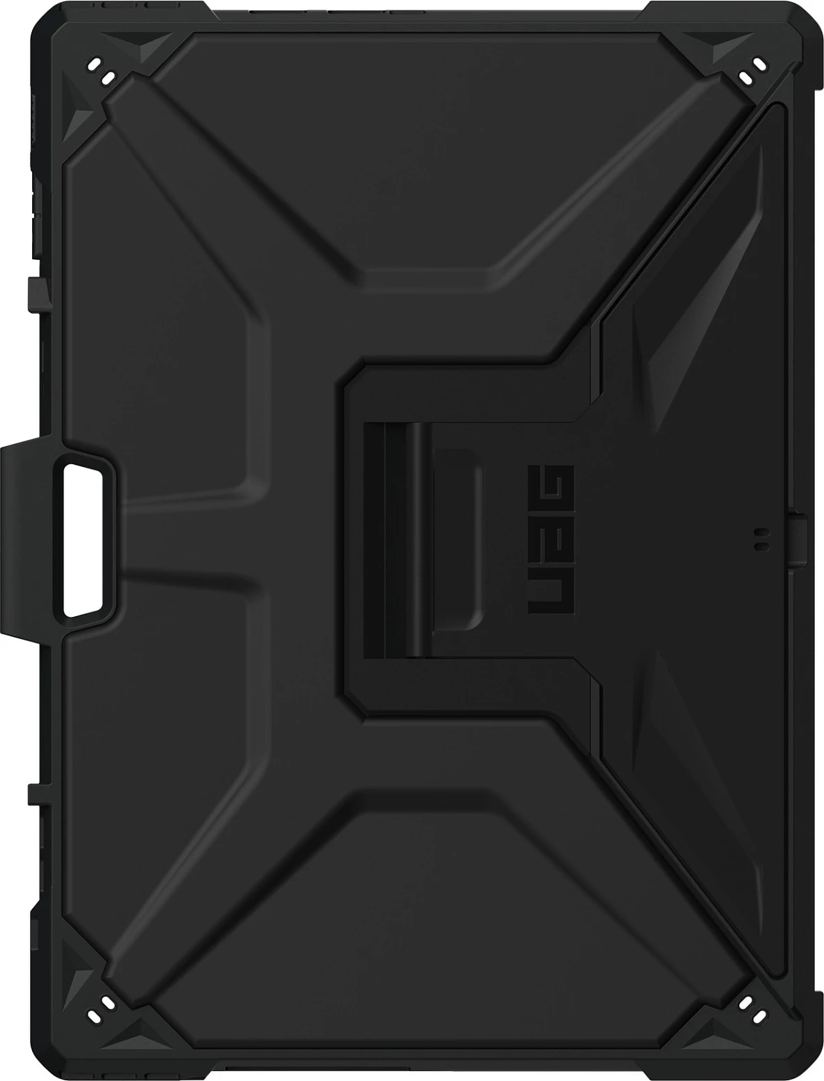 Mbështjellës rugged Urban Armor Gear Metropolis SE për Microsoft Surface Pro 9/10/11 13", me stand dhe pen loop, i zi
