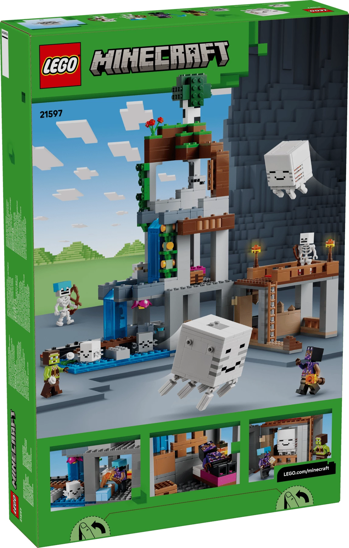 Set LEGO Minecraft Ghast Station 21597, 530 copë
