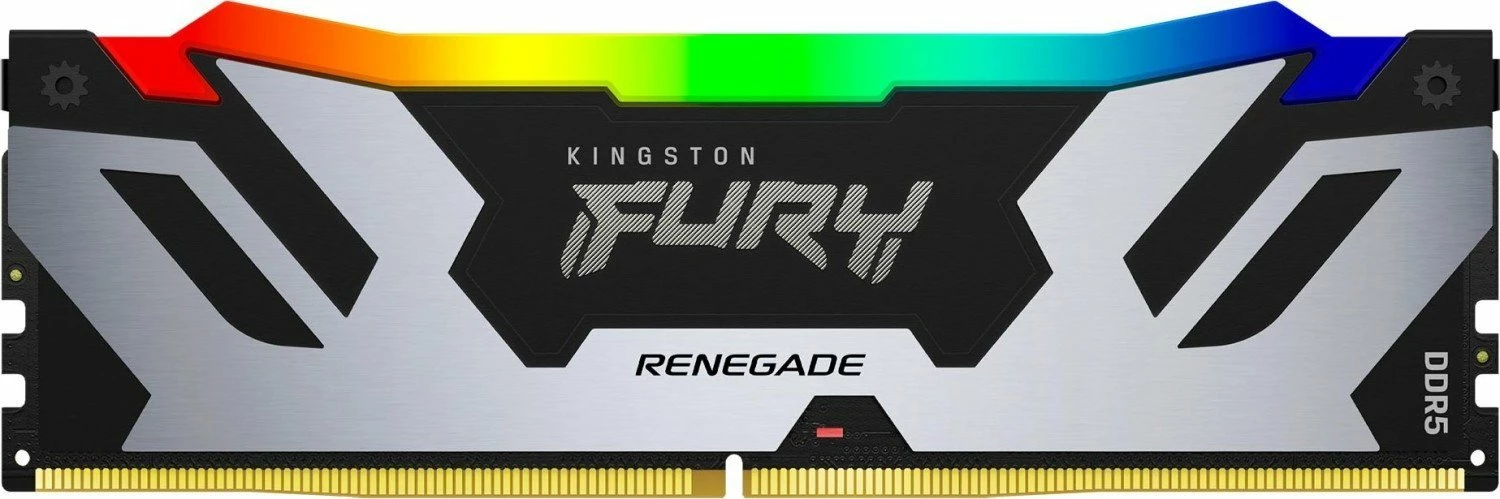 RAM Memorje Kingston FURY Renegade RGB KF584CU40RSA-24 DDR5 24GB 8400MHz CL40 1x24GB, zezë/argjendtë