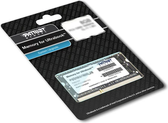 Ram memorie Patriot Memory 8GB, DDR3, PC3-12800