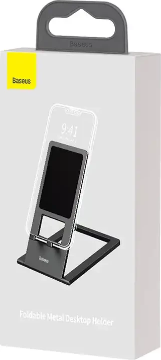 Mbajtës telefoni/tableti Baseus LUKP000013, metalik, gri