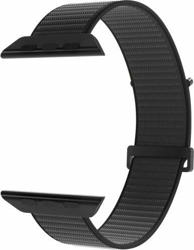 Rrip sportiv najloni për Apple Watch Puro, i zi