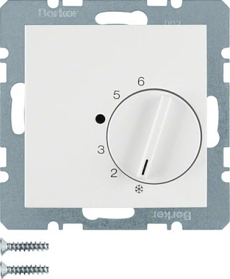 Switch rrotullues BERKER 20268989, 250 V, i bardhë