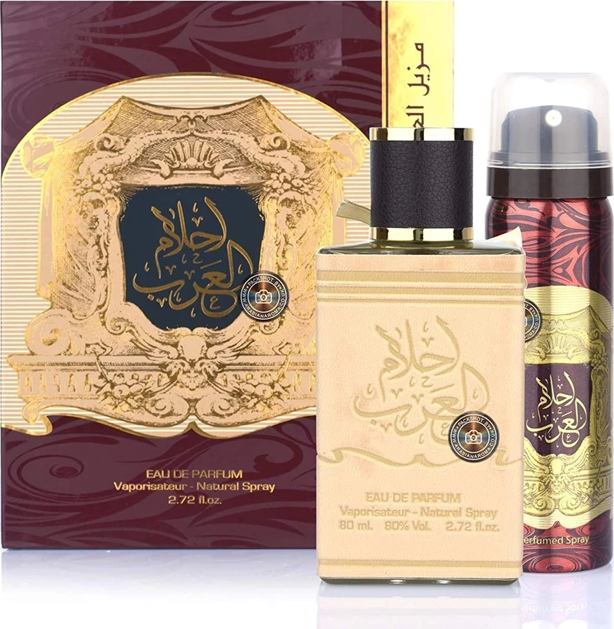 Set Eau de Parfum dhe deodorant Ard al Zaafaran Ahlam Al Arab unisex 80ml + 50ml