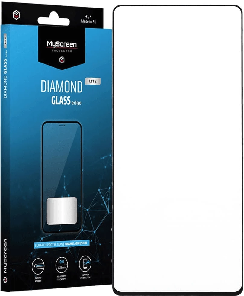 Xham i kalitur mbrojtës ekrani MyScreen Protector Diamond Lite për Google Pixel 9, Edge Full Glue, transparent