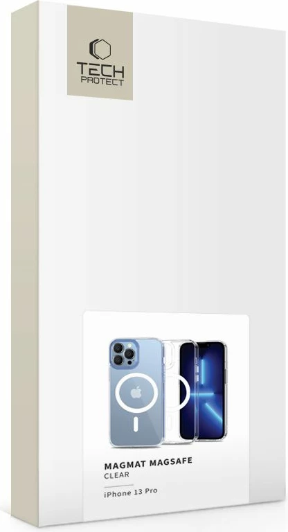 Mbështjellës Tech-Protect MagMat për iPhone 13 Pro, MagSafe, Transparent