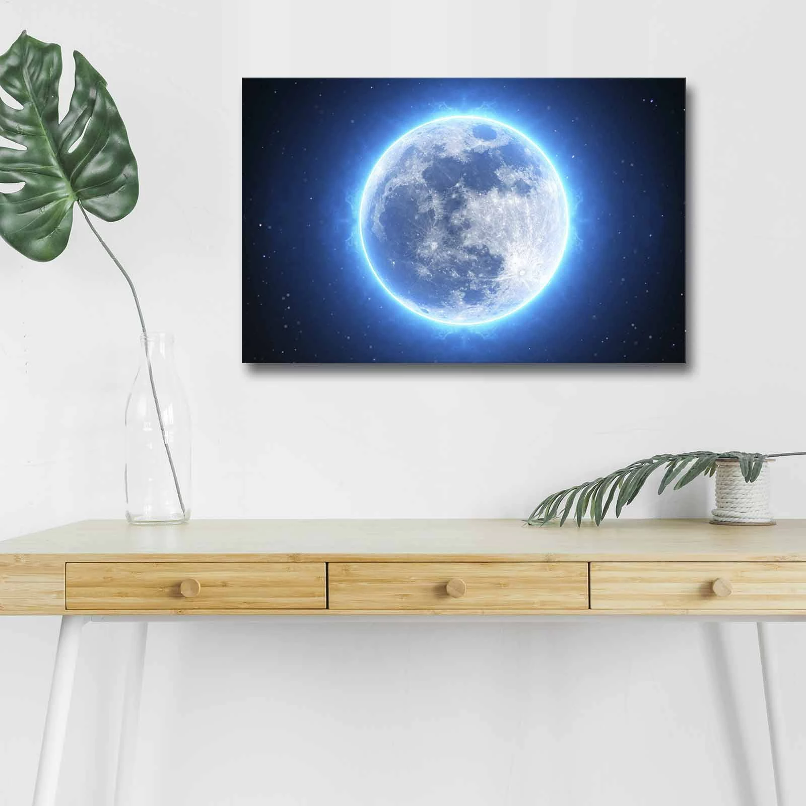 Pikturë dekorative në kanavacë me LED, NASA-023, shumëngjyrëshe, 45x70cm