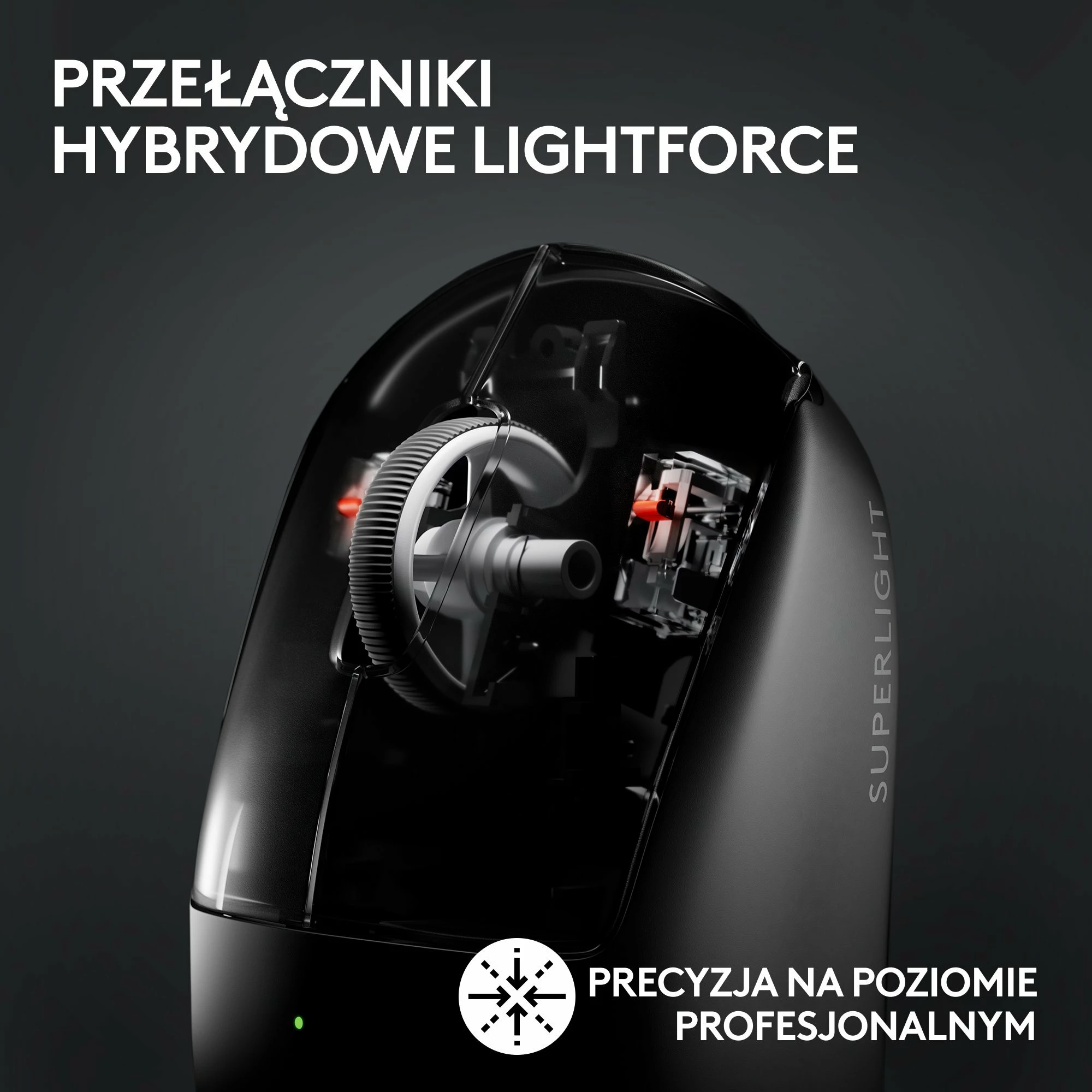 Maus Logitech G PRO X SuperLight 2 910-006630, Wireless LIGHTSPEED, HERO 2, 32000 DPI, 60 g, i zi 3