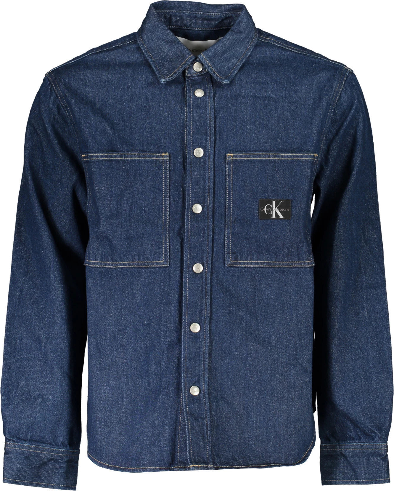 Jakne për meshkuj Calvin Klein, denim, të kaltër