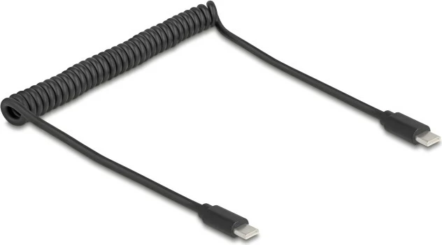 Kabllo USB C në USB C DeLOCK 90369, 0.75m, USB 2.0, e zezë
