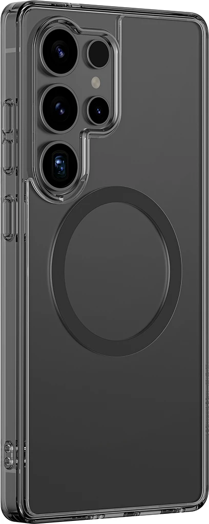 Mbështjellës AmazingThing Minimal Mag me unazë magnetike për Samsung Galaxy S25 Ultra, i zi