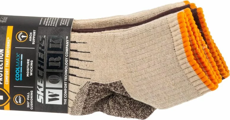 Çorape për meshkuj Skechers, bezhë