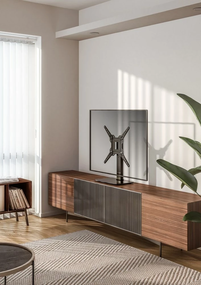 Mbajtëse tavoline për TV/monitor Gembird TVS-D55S-01, 23-55", e zezë