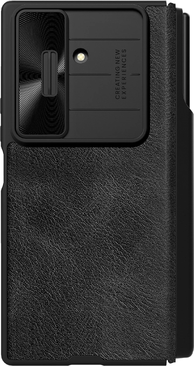 Mbështjellës Nillkin Qin Pro për Samsung Galaxy Z Fold 7 me hapësirë për S Pen, zi