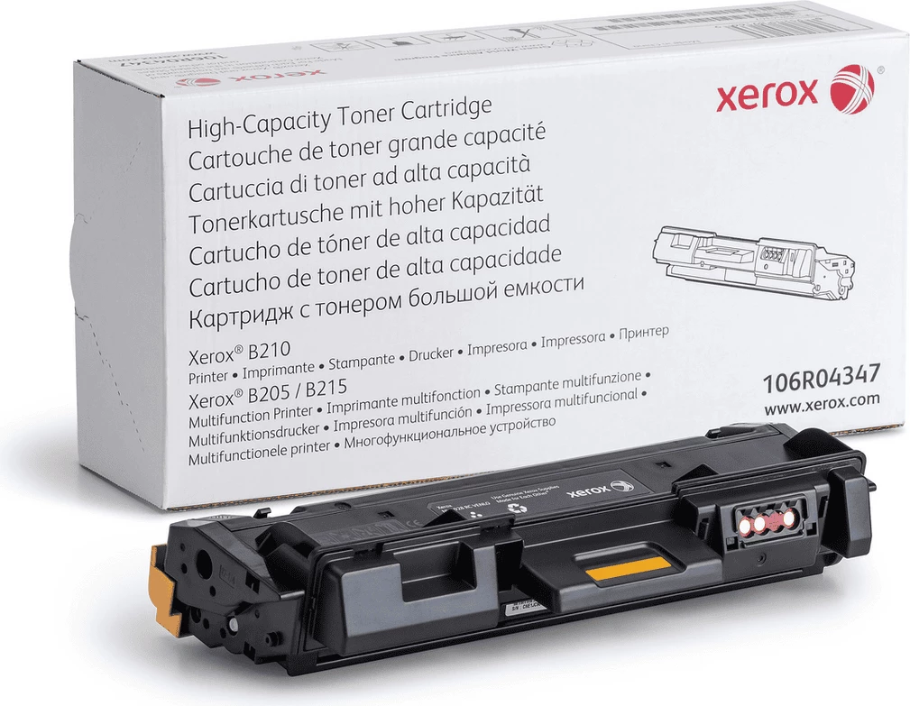 Toner, Xerox, 106R04347, 3000 faqe, XL, e zezë