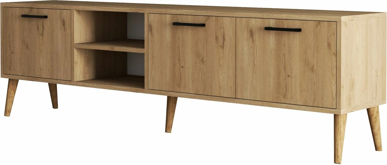 Komodë TV Hanah Home, Exxen, ngjyrë lisi, 180x53x35 cm