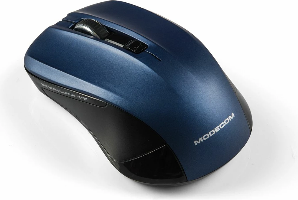 Maus Modecom MC-WM9.1 (M-MC-0WM9.1-140), wireless USB, 1600 DPI, optik, 4 butona, zi dhe kaltër