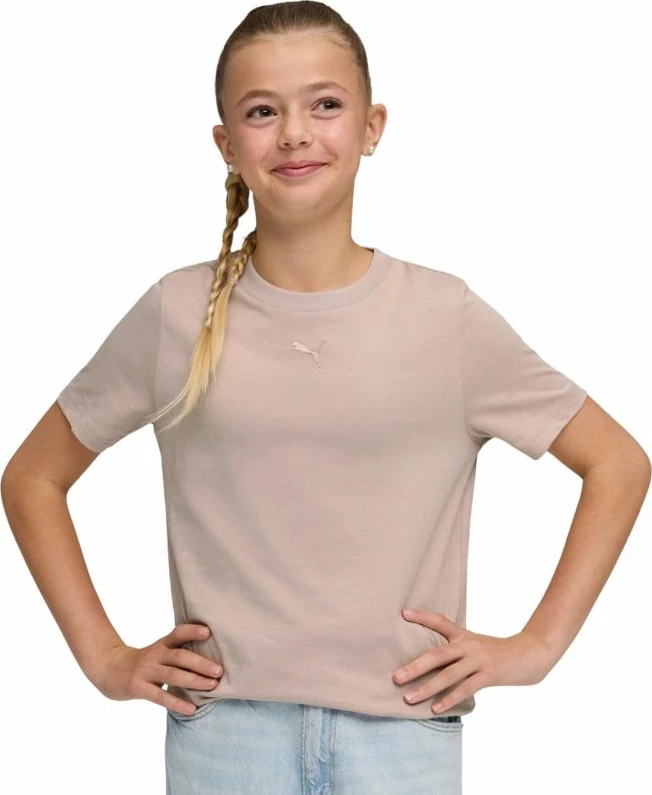 Maicë për fëmijë Puma ESS Centered Cat Logo, rozë