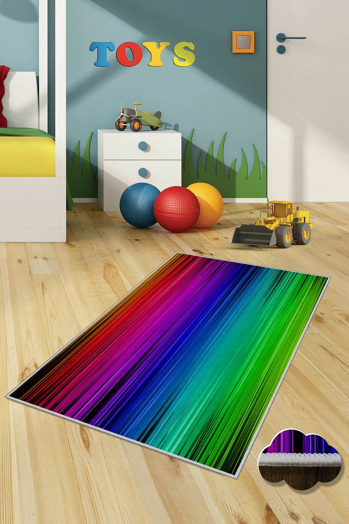 Qilim korridori, shumëngjyrësh, Conceptum Hypnose, WOOKECE132, 100x300cm