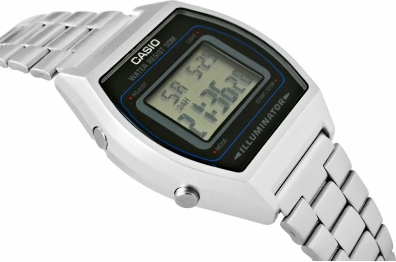 Orë dore unisex Casio, argjend