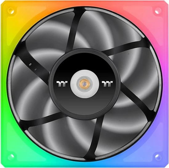 Ventilator kase Thermaltake Toughfan 12, 120mm, 3 copë, RGB, i bardhë