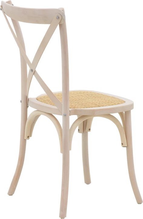 Karrige Dylon e grumbullueshme, dru ahu, sedilje natyrale prej ratan, 48x52x89cm