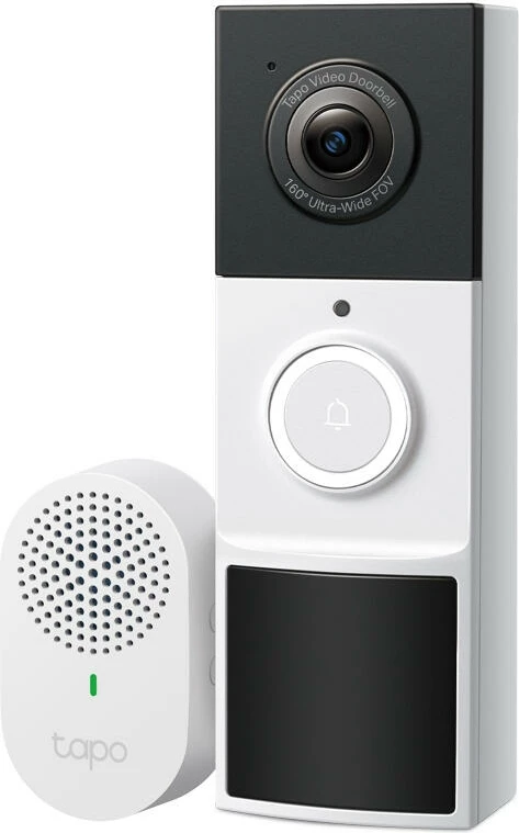 Zile dere Smart TP-Link Tapo D210, Wi‑Fi 2.4GHz, MicroSD deri 512GB, bateri 6400mAh, IP65, zi/bardhë, set 1 copë
