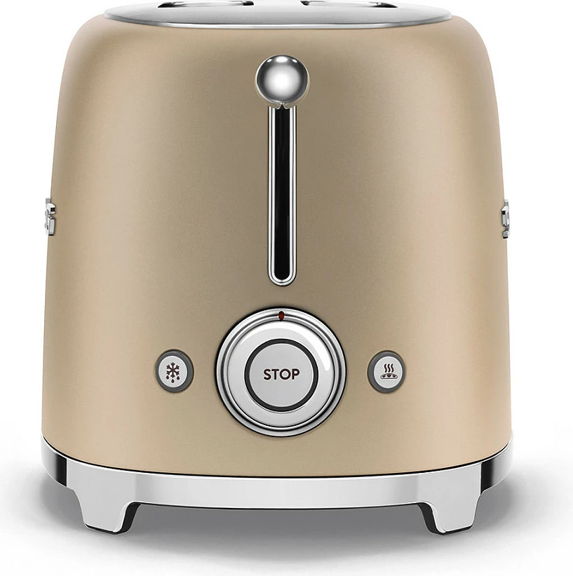 Tostues SMEG TSF01CHMEU, 2 feta, 950W, gold